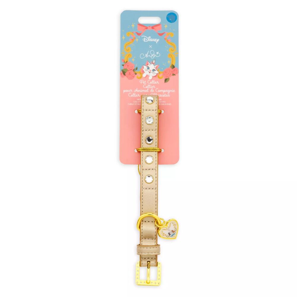 DISNEY Parks Tails The Aristocats Dog Collar by Ann Shen Small 10-20 LBS NWT